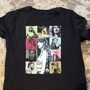 Taylor Swift The Eras Tour Charcoal Tee